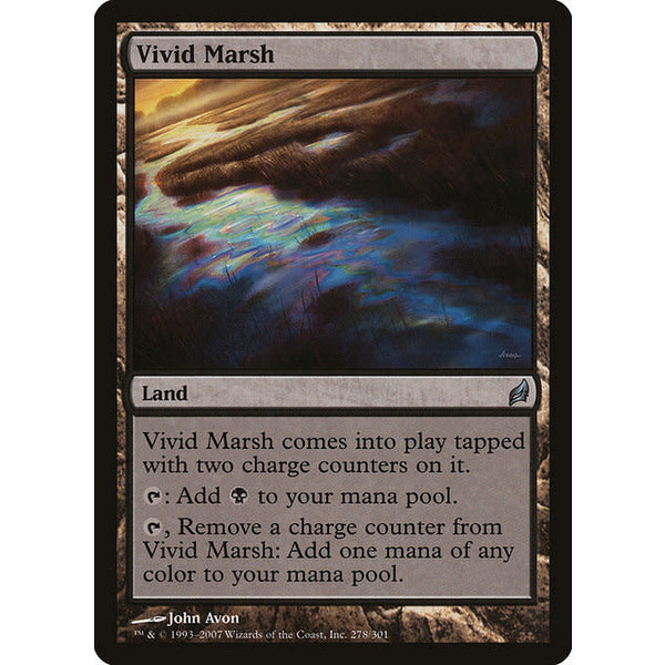Magic: The Gathering Vivid Marsh (278) Lightly Played