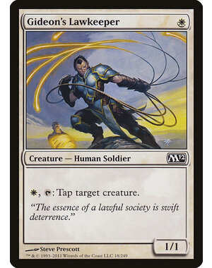 Magic: The Gathering Gideon's Lawkeeper (018) Lightly Played Foil