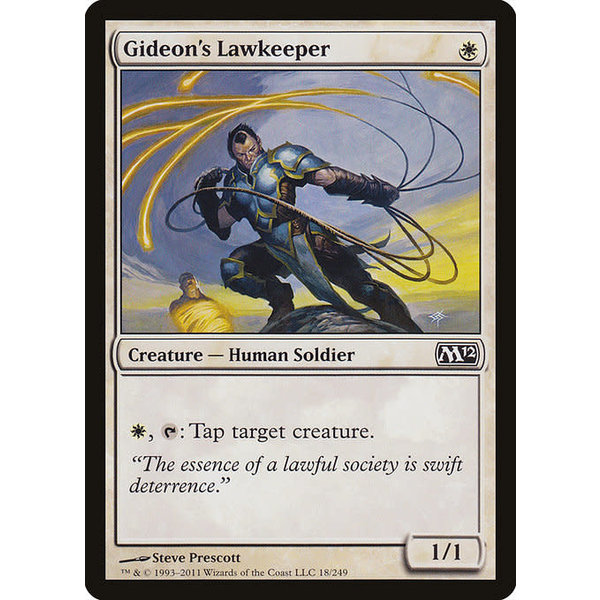 Magic: The Gathering Gideon's Lawkeeper (018) Lightly Played Foil