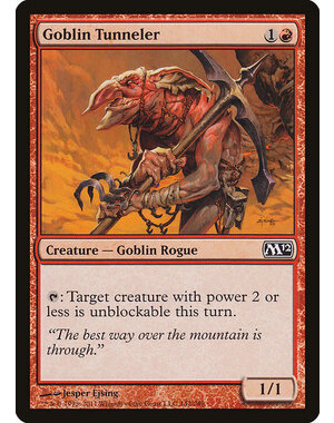 Magic: The Gathering Goblin Tunneler (142) Lightly Played Foil