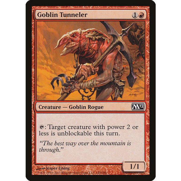 Magic: The Gathering Goblin Tunneler (142) Lightly Played Foil