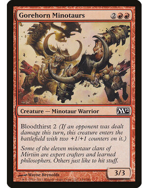 Magic: The Gathering Gorehorn Minotaurs (144) Lightly Played Foil