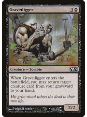 Magic: The Gathering Gravedigger (099) Lightly Played Foil