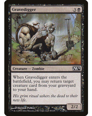 Magic: The Gathering Gravedigger (099) Lightly Played Foil