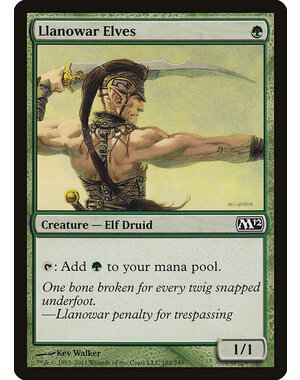 Magic: The Gathering Llanowar Elves (182) Moderately Played