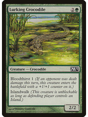 Magic: The Gathering Lurking Crocodile (184) Lightly Played Foil