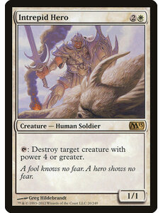 Magic: The Gathering Intrepid Hero (020) Lightly Played - Japanese