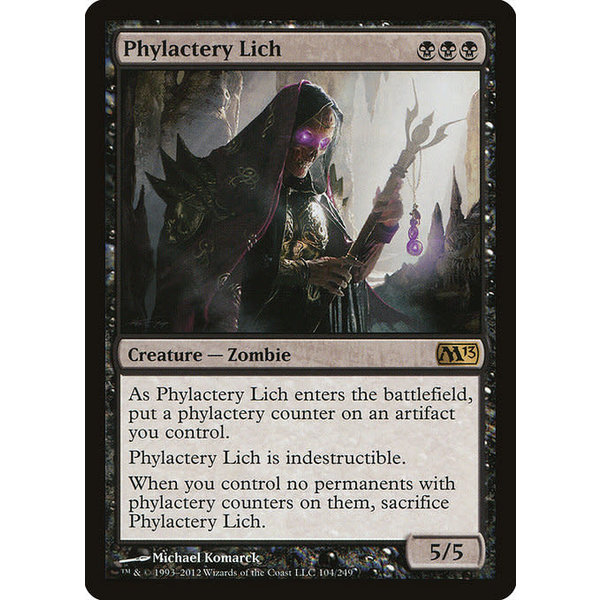 Magic: The Gathering Phylactery Lich (104) Lightly Played