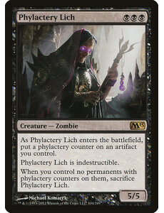 Magic: The Gathering Phylactery Lich (104) Lightly Played Foil