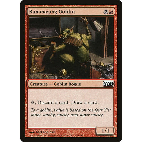 Magic: The Gathering Rummaging Goblin (146) Lightly Played