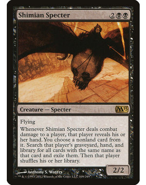 Magic: The Gathering Shimian Specter (109) Lightly Played Foil