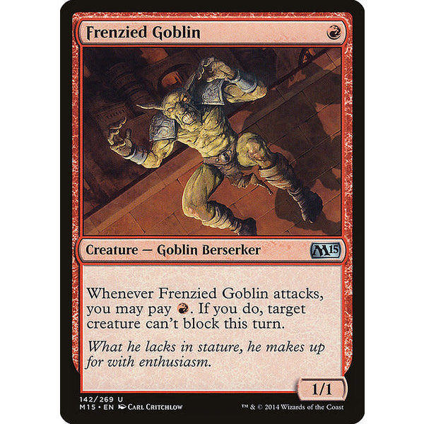Magic: The Gathering Frenzied Goblin (142) Lightly Played