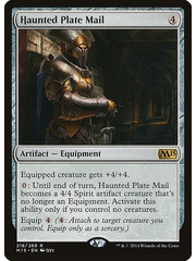 Magic: The Gathering Haunted Plate Mail (218) Lightly Played