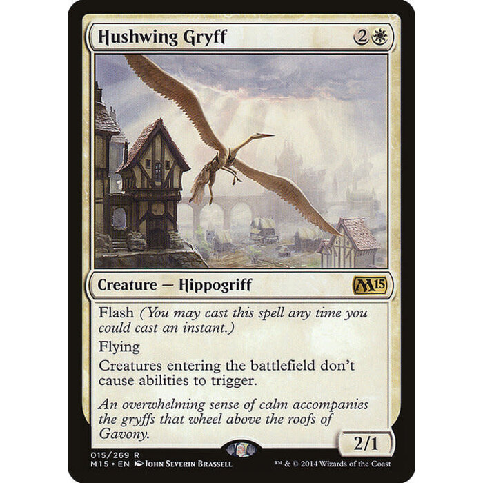 Magic: The Gathering Hushwing Gryff (015) Lightly Played