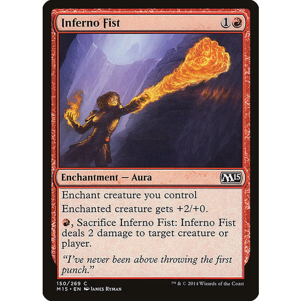 Magic: The Gathering Inferno Fist (150) Lightly Played