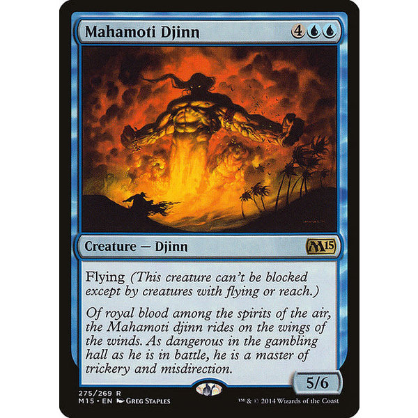 Magic: The Gathering Mahamoti Djinn (275) Moderately Played