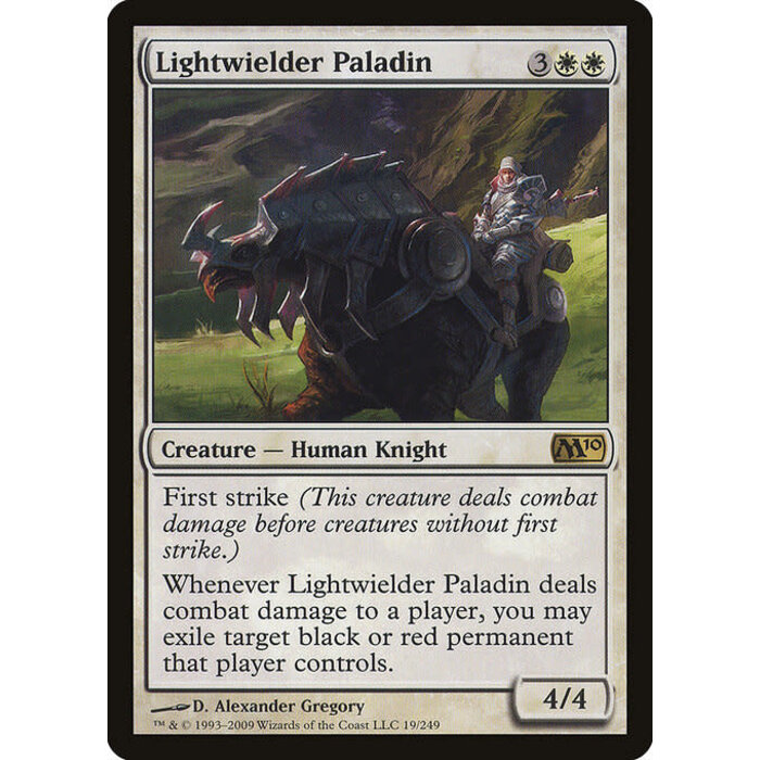 Magic: The Gathering Lightwielder Paladin (019) Lightly Played