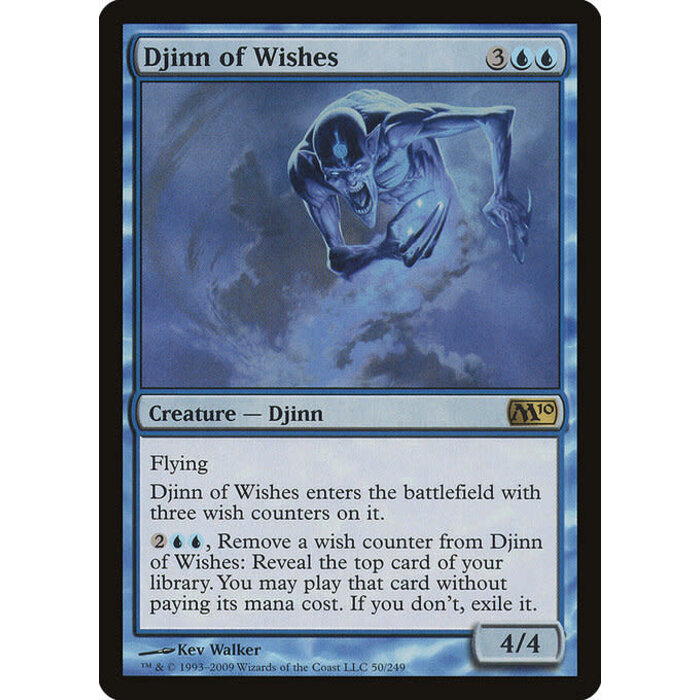 Magic: The Gathering Djinn of Wishes (050) Lightly Played