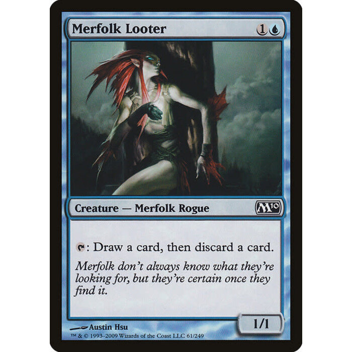 Magic: The Gathering Merfolk Looter (061) Lightly Played