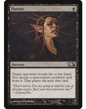 Magic: The Gathering Duress (096) Moderately Played Foil