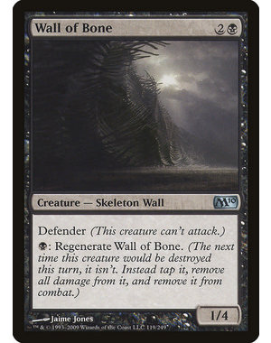 Magic: The Gathering Wall of Bone (119) Lightly Played