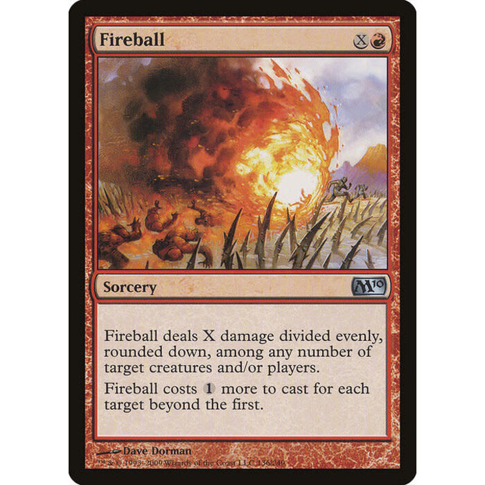 Magic: The Gathering Fireball (136) Lightly Played