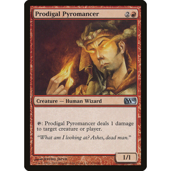 Magic: The Gathering Prodigal Pyromancer (151) Lightly Played