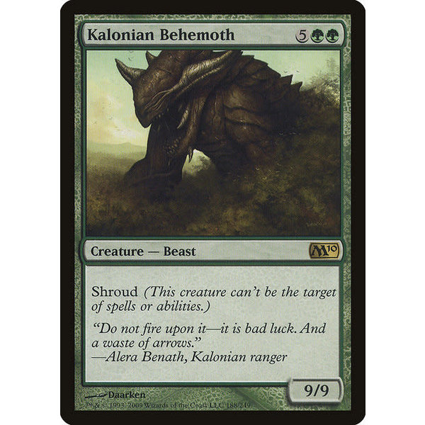 Magic: The Gathering Kalonian Behemoth (188) Lightly Played