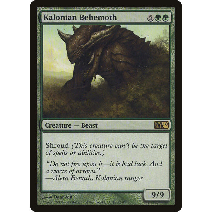 Magic: The Gathering Kalonian Behemoth (188) Moderately Played