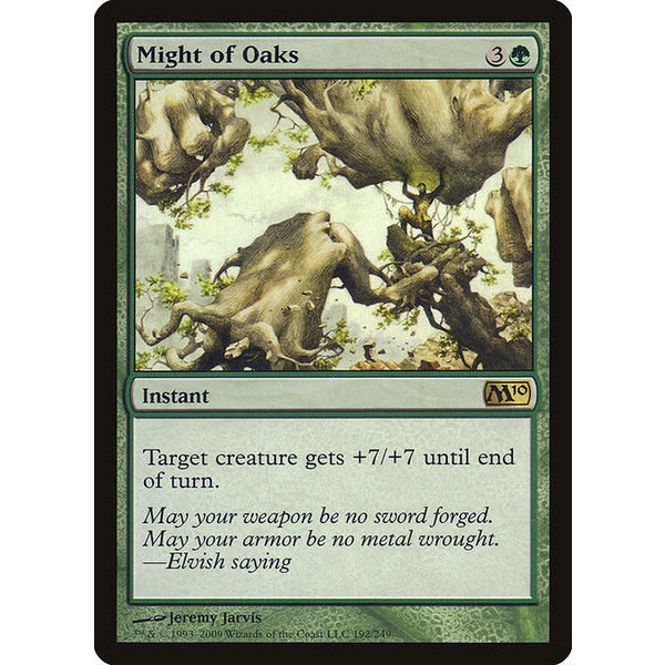 Magic: The Gathering Might of Oaks (192) Lightly Played