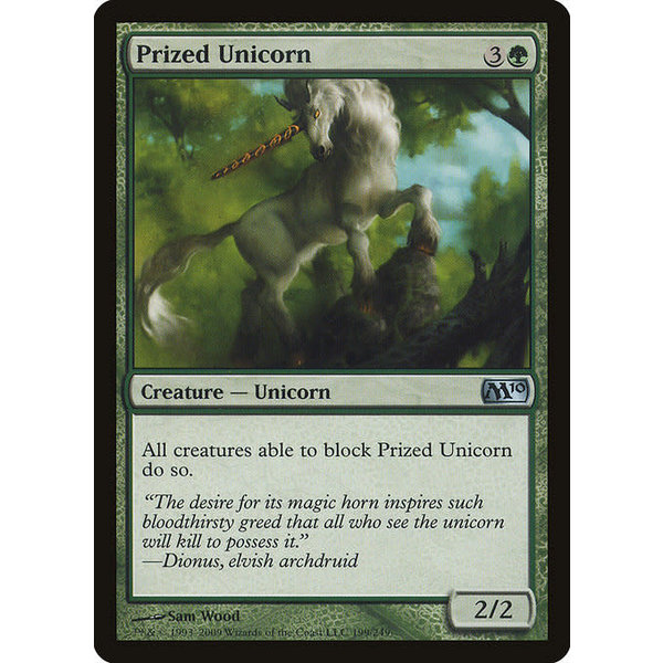 Magic: The Gathering Prized Unicorn (199) Lightly Played