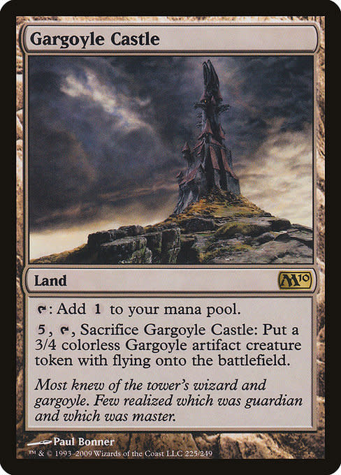 Magic: The Gathering Gargoyle Castle (225) Lightly Played