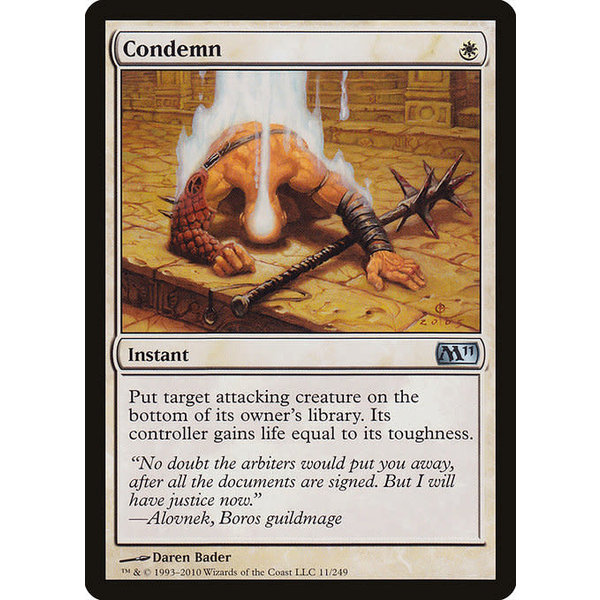Magic: The Gathering Condemn (011) Lightly Played
