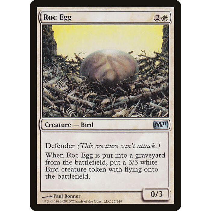 Magic: The Gathering Roc Egg (025) Damaged