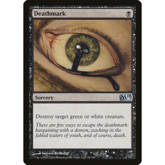 Magic: The Gathering Deathmark (091) Lightly Played Foil