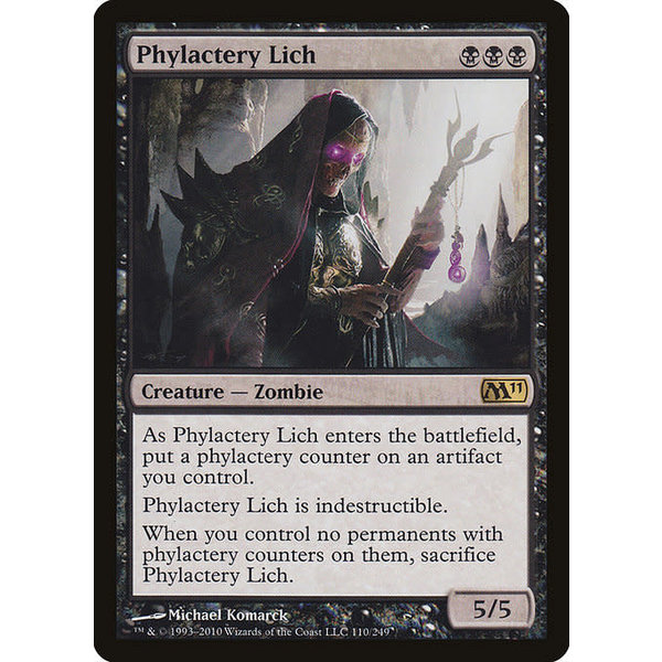 Magic: The Gathering Phylactery Lich (110) Lightly Played