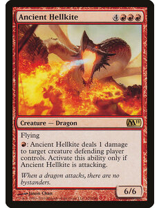 Magic: The Gathering Ancient Hellkite (122) Moderately Played Foil
