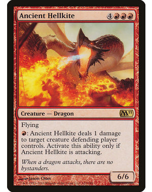 Magic: The Gathering Ancient Hellkite (122) Moderately Played Foil