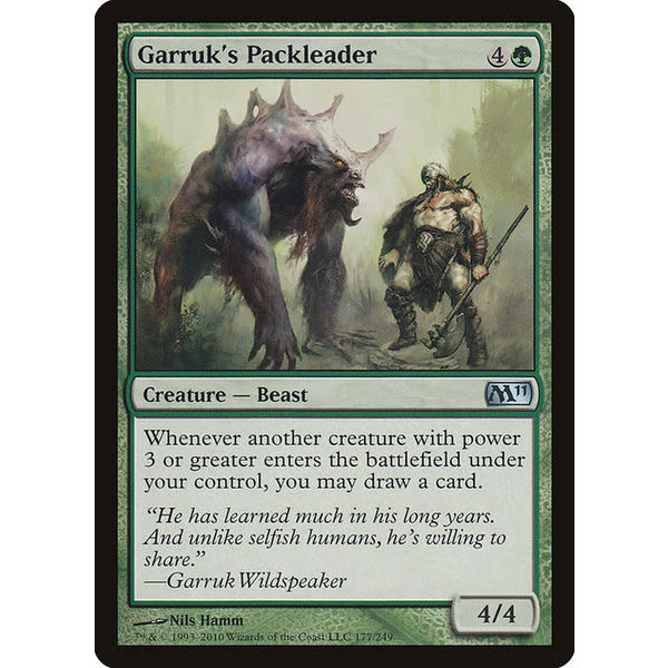 Magic: The Gathering Garruk's Packleader (177) Lightly Played