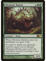Magic: The Gathering Obstinate Baloth (188) Lightly Played
