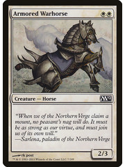 Magic: The Gathering Armored Warhorse (007) Lightly Played Foil