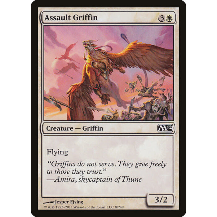 Magic: The Gathering Assault Griffin (008) Lightly Played Foil