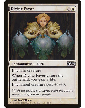 Magic: The Gathering Divine Favor (014) Lightly Played Foil