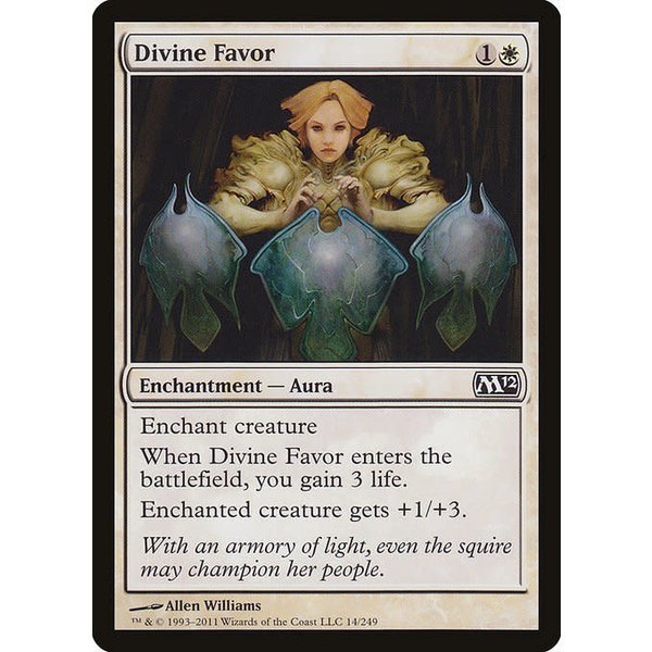 Magic: The Gathering Divine Favor (014) Lightly Played Foil