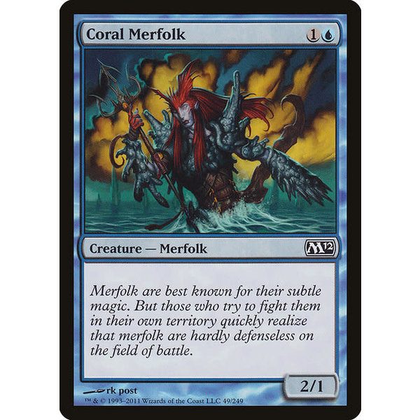 Magic: The Gathering Coral Merfolk (049) Lightly Played Foil