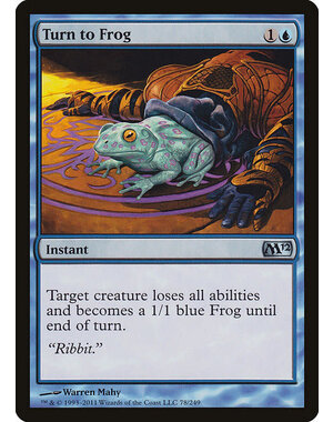 Magic: The Gathering Turn to Frog (078) Lightly Played Foil