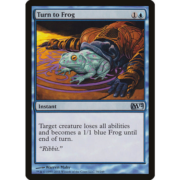Magic: The Gathering Turn to Frog (078) Lightly Played Foil