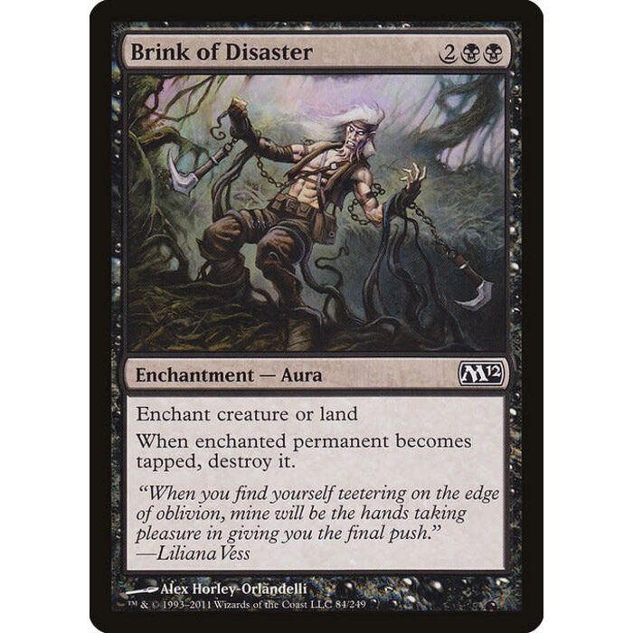 Magic: The Gathering Brink of Disaster (084) Lightly Played Foil