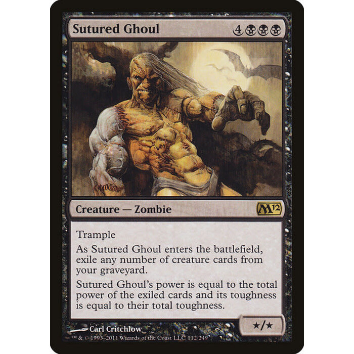 Magic: The Gathering Sutured Ghoul (112) Moderately Played