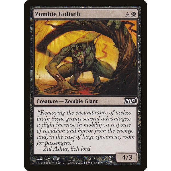 Magic: The Gathering Zombie Goliath (119) Lightly Played Foil